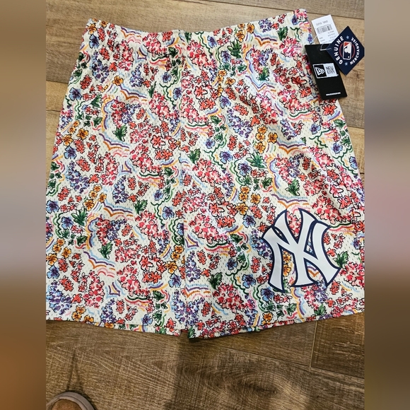 MLB Other - Amazing New York Yankees Flower Shorts Brand New With Tags